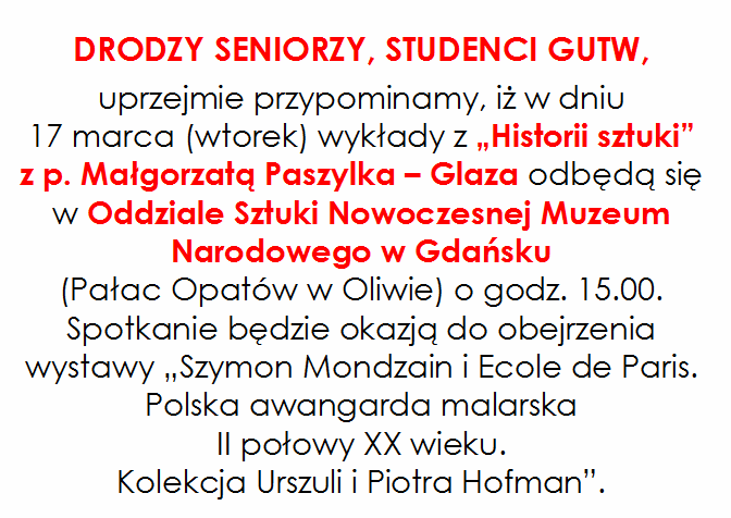 historia sztuki z paszylką