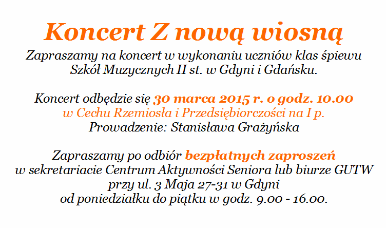 koncert z nowa wiosna