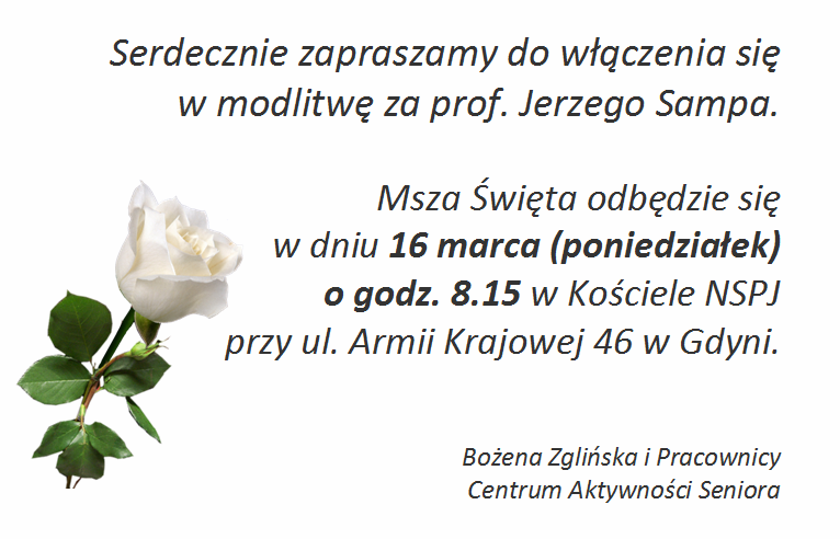 msza za prof. Sampa