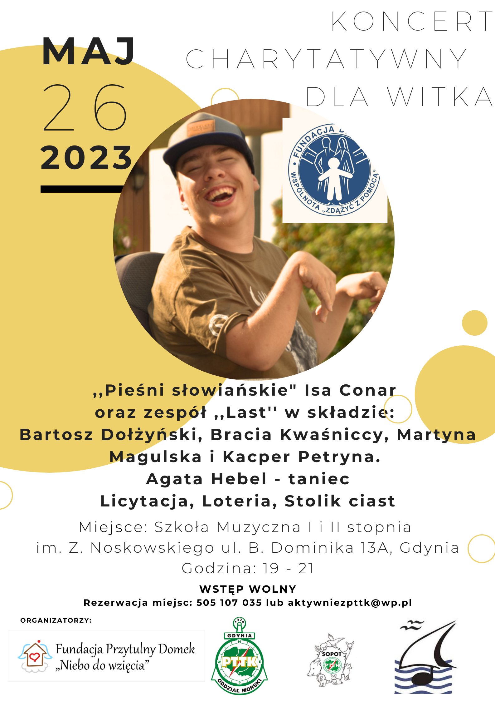 koncert charytatywny dla witka 26 05 2023