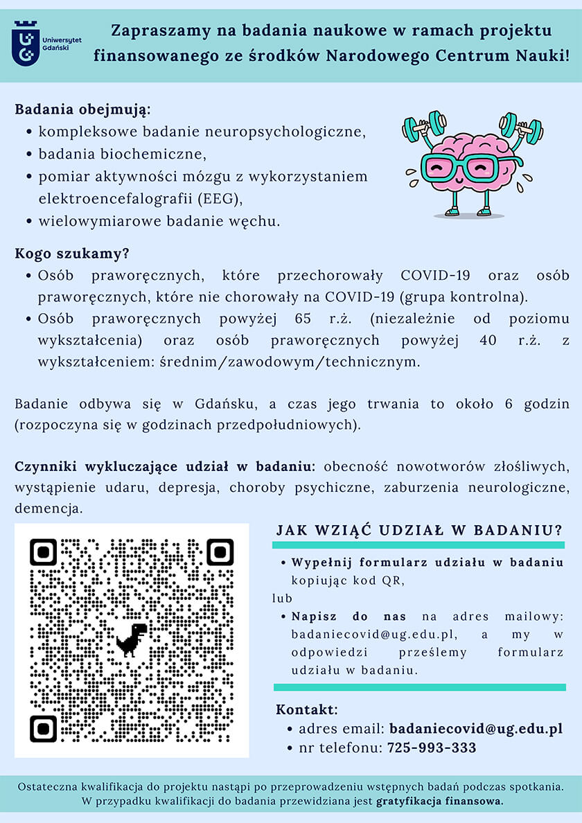 Ulotka badanie COVID19