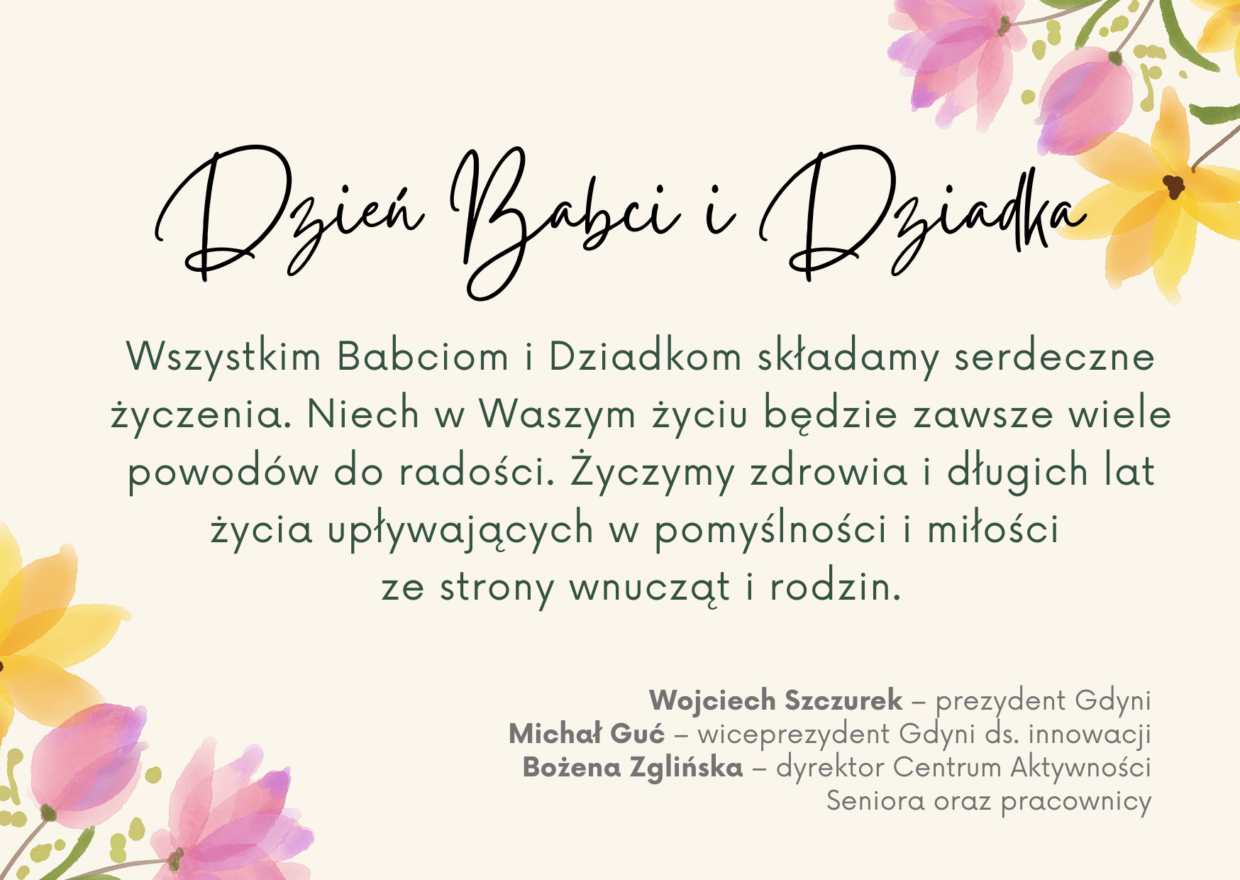 dzień babci i dziadka 2024